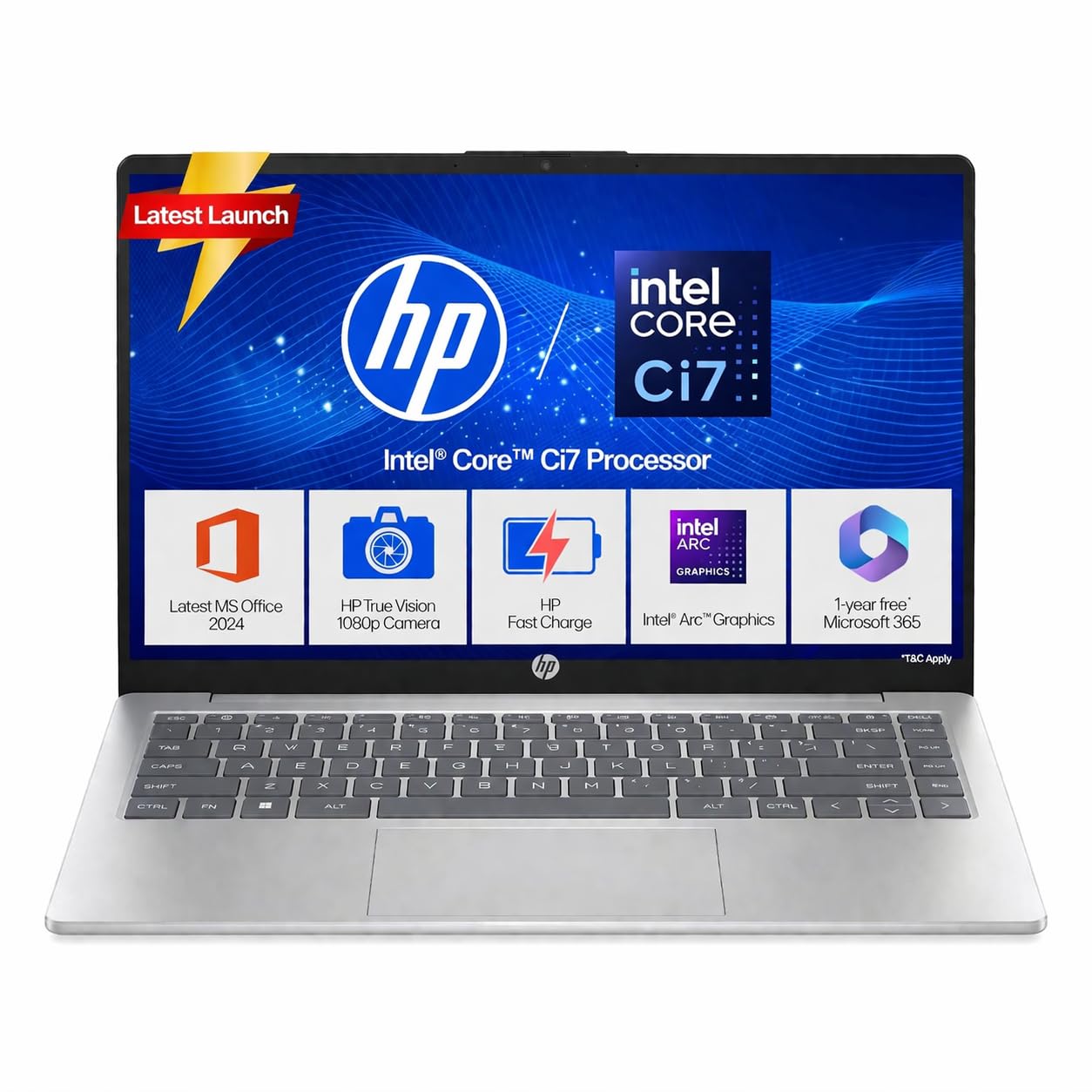 HP 14, Intel Core 13th Generation Intel Core i7-1355U (16GB DDR4